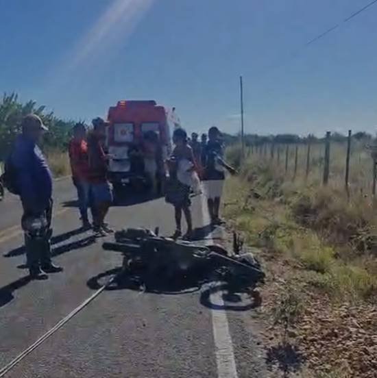 Motociclista perde a vida em grave acidente na Zona Rural de Casa Nova
